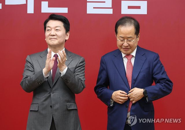 최종 경선 진출에 실패한 안철수·홍준표 후보