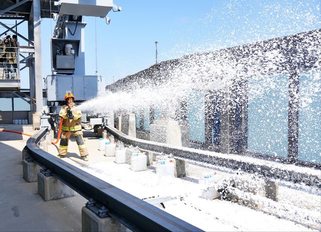 고성능 소방차 성능시험