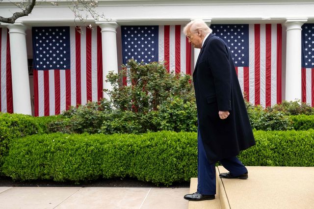 상호관세 발표한 도널드 트럼프 미국 대통령