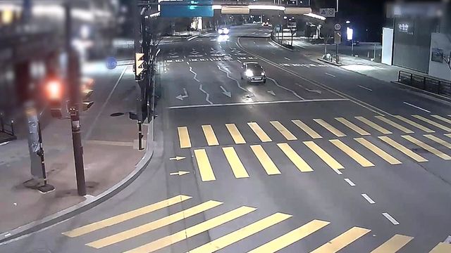 지구대 앞 도로에 정차 중인 음주차량