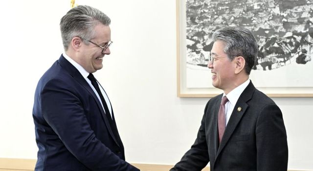 김홍균 외교1차관, 토비아스 린트너 독일 외교부 정무차관 면담