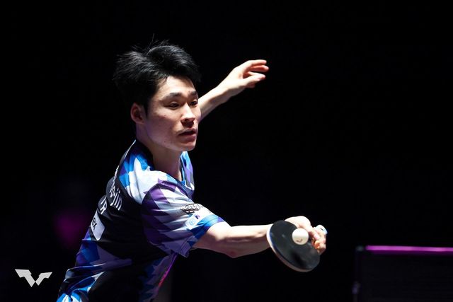 WTT 챔피언스 인천에 참가한 남자탁구 간판 장우진