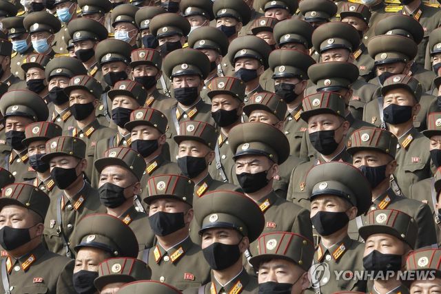 2020년 북한군 모습