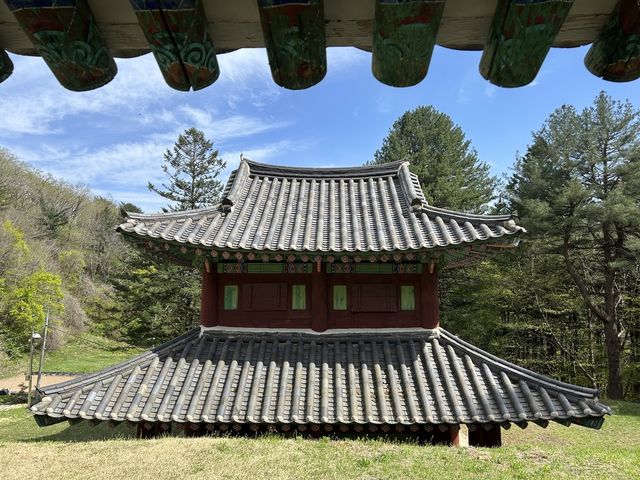 오대산 사고 선원보각에서 바라본 사각 