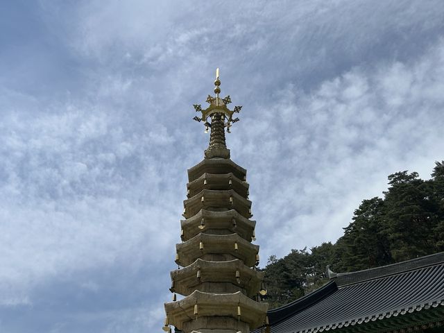 보수 마친 평창 월정사 팔각 구층석탑 