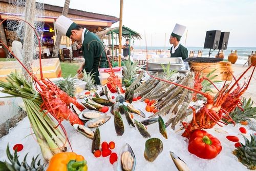 무이네 해변 레스토랑의 해산물 [사진/임헌정 기자]