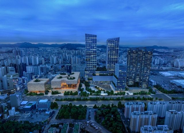 광주 광천터미널 복합화 사업 조감도