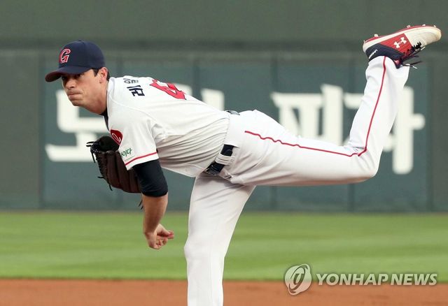 롯데 시절의 레일리