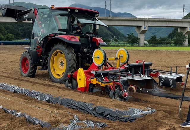 흙올림식 휴립피복기