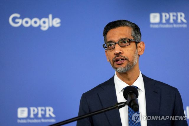 구글 모회사 알파벳 CEO 순다르 피차이