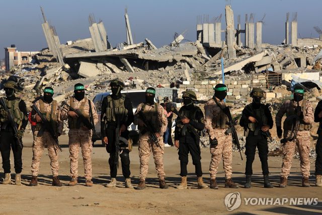 가자지구의 하마스 무장대원