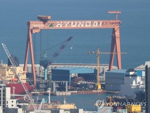 울산 HD현대중공업 조선소