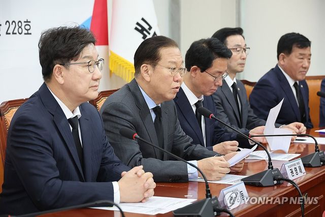 발언하는 권영세 비상대책위원장