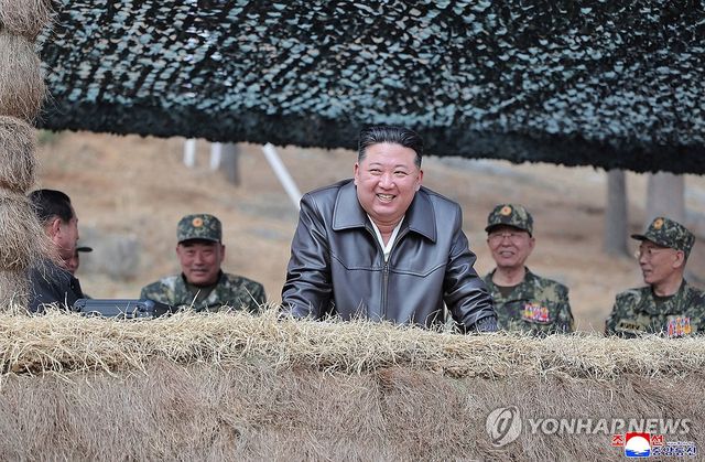 김정은, 특수부대 훈련시찰