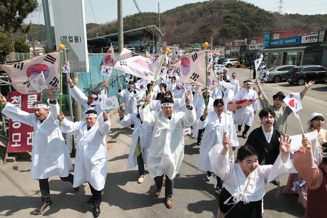 당진 대호지·천의장터 만세운동 재현