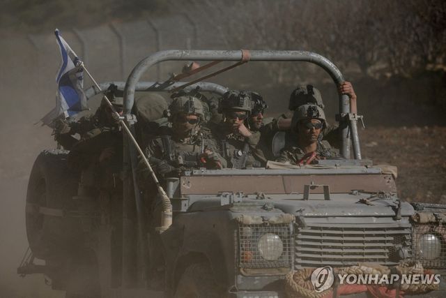 골란고원의 이스라엘군