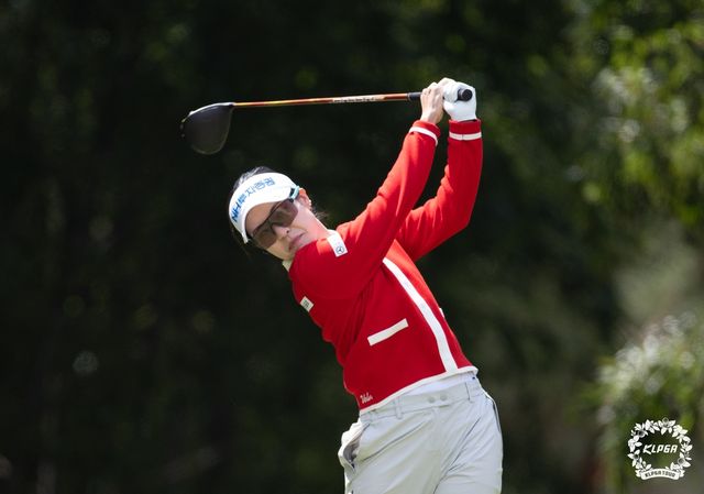 박민지의 티샷.