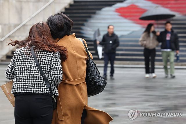 찬바람 부는 휴일 아침