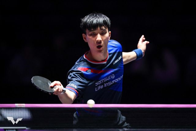 WTT 챔피언스 인천에 출전한 이상수