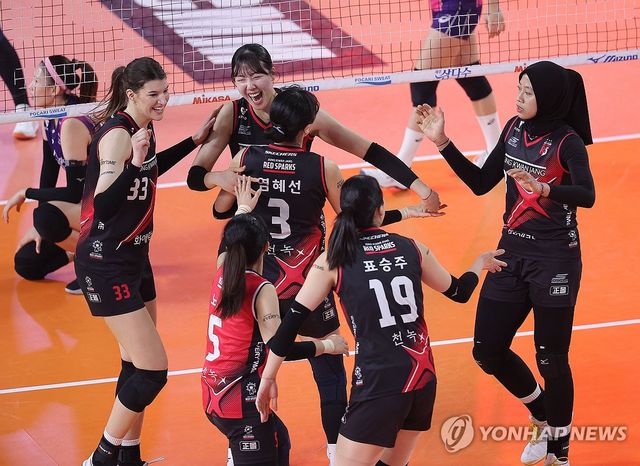 '인천 다시 가자' 득점한 정관장