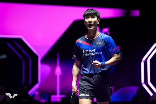 WTT 챔피언스 인천 남자단식 경기에 나선 이상수