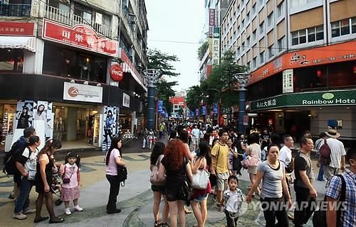 타이베이 거리(기사 내용과는 상관없음)