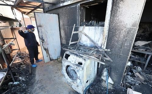 산불 구조 상황 당시를 설명하는 레오씨