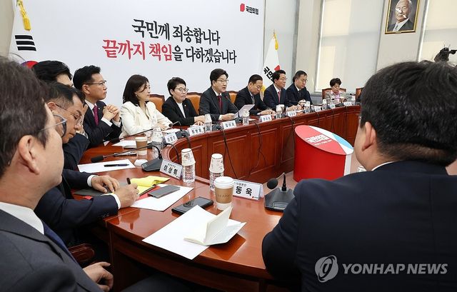 국민의힘 비상대책위원 회의