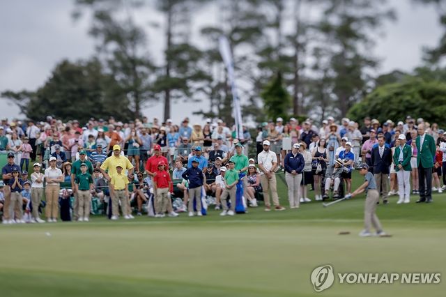 드라이브, 칩 앤드 퍼트 결승전이 열린 6일 오거스타 내셔널 골프클럽 모습