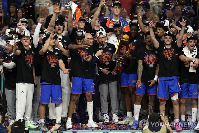 '3월의 광란' 우승팀 플로리다대