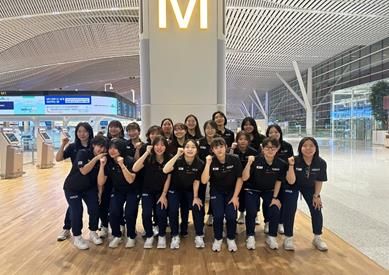 지난 3일 출국한 한국 여자 아이스하키 대표팀