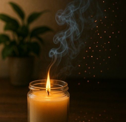 향초와 미세먼지