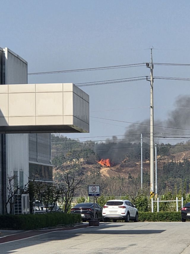 경북 구미시 옥성면 초곡리 산불