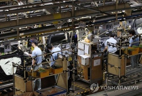 제조업 현장의 야간 작업