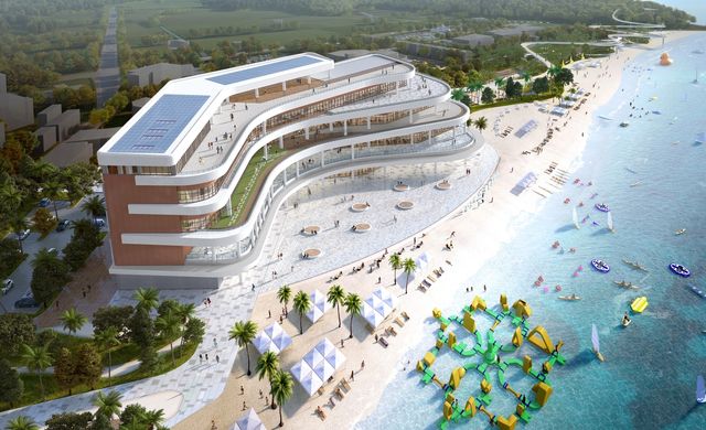 보성 율포해양복합센터 조감도