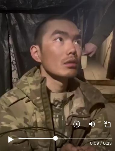 우크라이나 군이 생포한 중국인