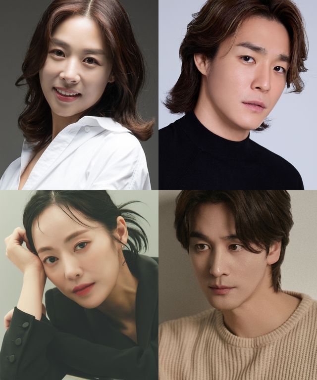 배우 장신영·서하준·오창석·윤아정(좌측 상단부터 시계 방향으로) 