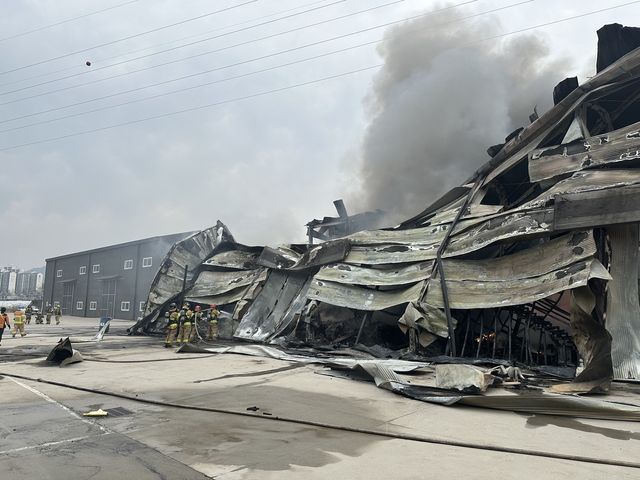 포천 소흘읍 창고 화재