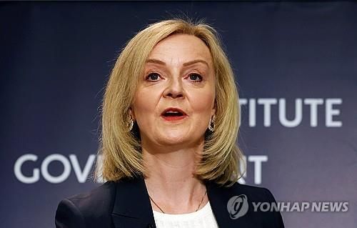 리즈 트러스 전 영국 총리 [EPA 연합뉴스 자료사진. 재판매 및 DB 금지]