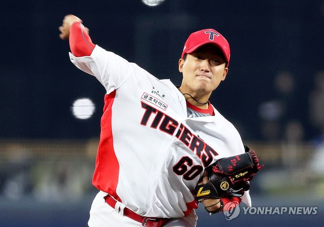 역투하는 취사병 출신 KIA 김도현