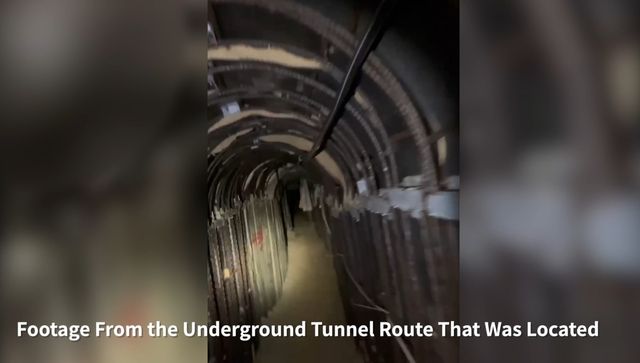 가자지구 땅굴 내부