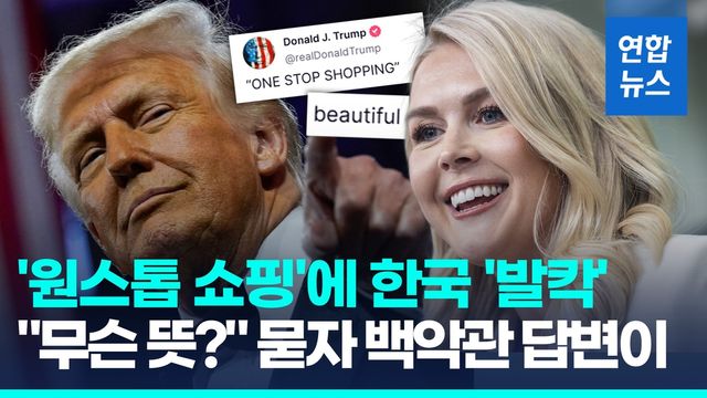 [영상] 트럼프 '원스톱 쇼핑' 표현에 '발칵'…관세·방위비 결국 묶이나 - 2