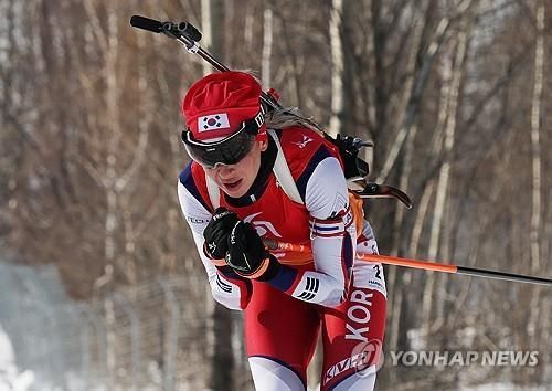 하얼빈 아시안게임에서 예카테리나 압바꾸모바의 경기 모습