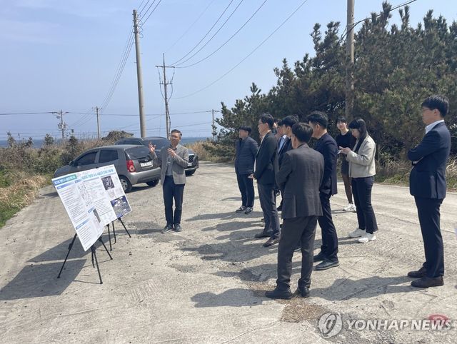 제주 그린수소생산단지 부지 점검