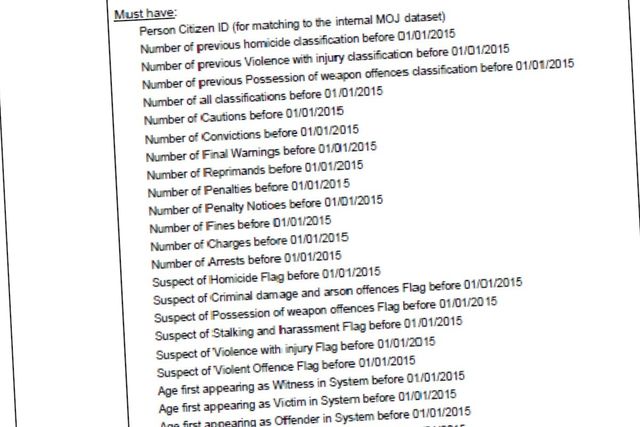 영국 법무부와 맨체스터 경찰이 공유한 정보공유 협정 문서