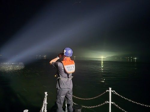수색 중인 해경