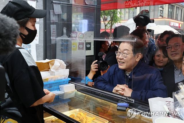 경청 투어 시작한 이재명 후보