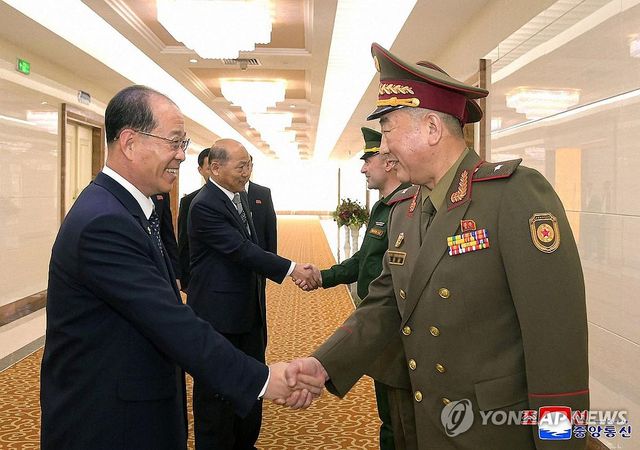 북한군 대표단 방러