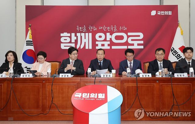 발언하는 권영세 비상대책위원장