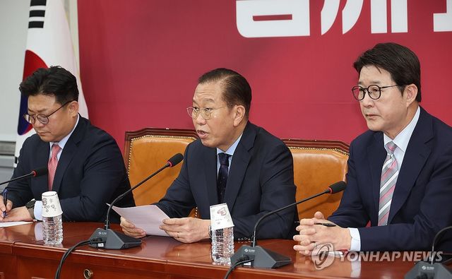 권영세 비상대책위원장, 파기환송 판결 관련 기자회견